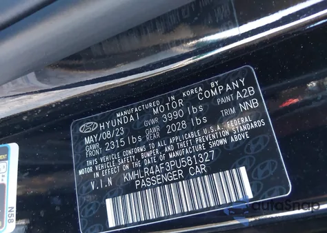 2023 Hyundai Elantra N Line z USA, uszkodzony, nr VIN KMHLR4AF3PU581327